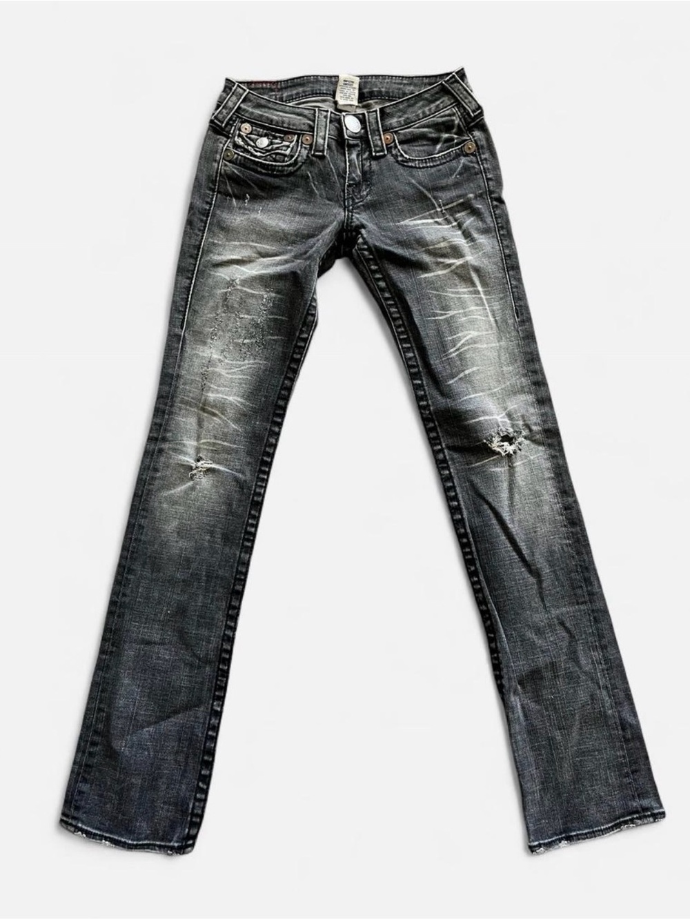 Womens distressed True Religion jeans